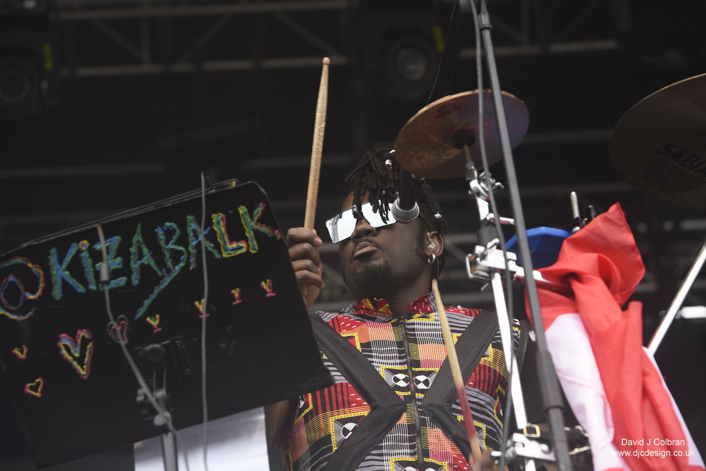 KIZABA Afro-Congolese musician at the Africa Oye Festival 2022 Liverpool UK